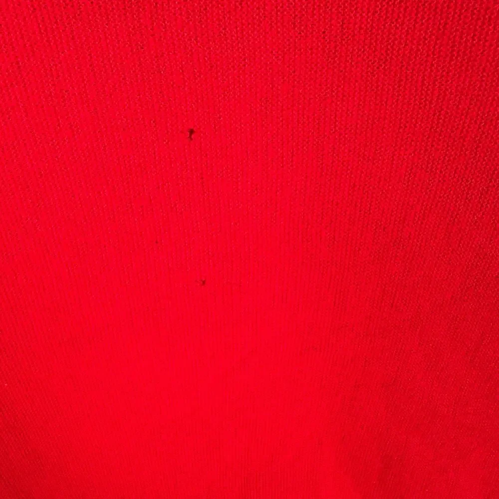Vintage Izod Lacoste Sweater Mens Large Grandpa Christmas Red Vneck USA *READ*